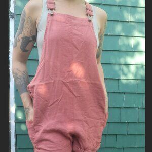 Roxy linen Overall Shorts